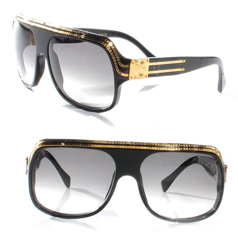 lv millionaire sunglasses black blue lens|louis vuitton millionaire sunglasses clear.